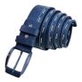 Women Black Leather Belt Genuine Leather Belt with Stitch Detail, Casual & Office Wear Belt for Jeans Image 3