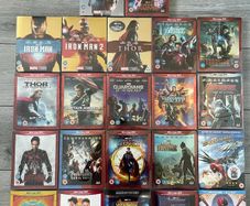 22 Marvel Cinematic Universe (MCU) Blu-Ray's With Slipcovers Collection