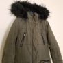 Fluid Khaki Green Faux Fur Hood Puffer Coat 10UK/38EU Image 3
