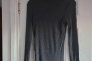 Grey turtle neck pullover, size 10