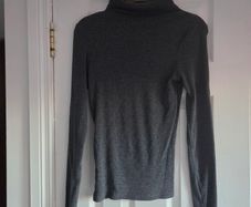 Grey turtle neck pullover, size 10