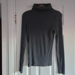 Grey turtle neck pullover, size 10