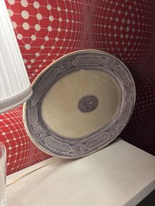 Large antique serving dish