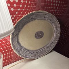 Large antique serving dish
