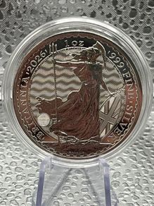 1oz Fine 999 Silver Bullion Britannia 2026 Coin.