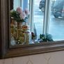 French Rococo Crest Oak Wall Mirror Image 3