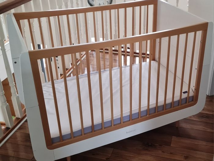 Snuzkot Scandi Cot, Mattress and Changing Table / Drawers