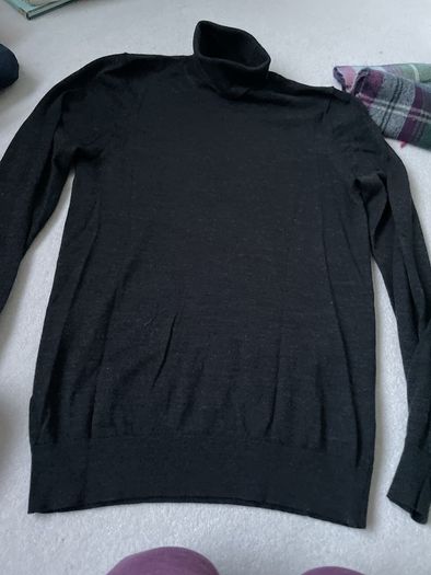 Marks and Spencer's charcoal grey jumper Merino wool