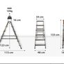Drabest 6-Step Aluminum Double-Sided Ladder 125 KG Capacity Image 2