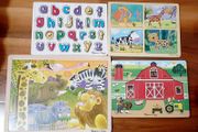Mellisa &amp; Doug Wooden Puzzles Bundle