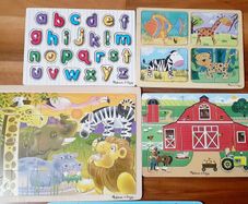 Mellisa & Doug Wooden Puzzles Bundle