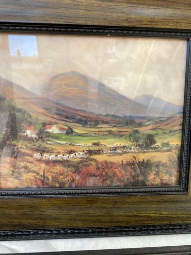 Two framed pictures