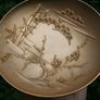 Vintage 24k Gold Plated Japanese Miniature Dish 5" Image 2