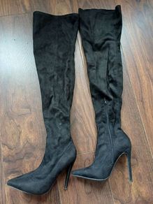 Missguided black boots