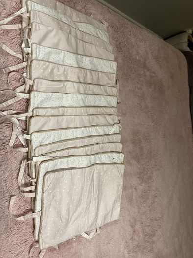 Mamas and papas cot bar covers bumper