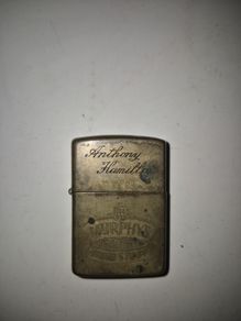 Vintage 1988 Solid Brass Zippo Lighter Murphy's Irish Stout Advertising Rare Collectible