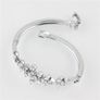 Multi Crystal Silver Tone Bracelet Image 3