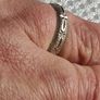 Vintage sterling silver band ring Image 5
