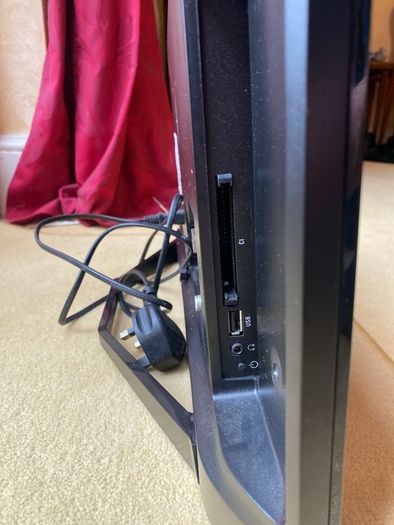 TV and DVD player