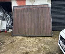 Pair of wooden entrance gates