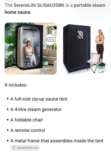 Home Sauna /brand new in box