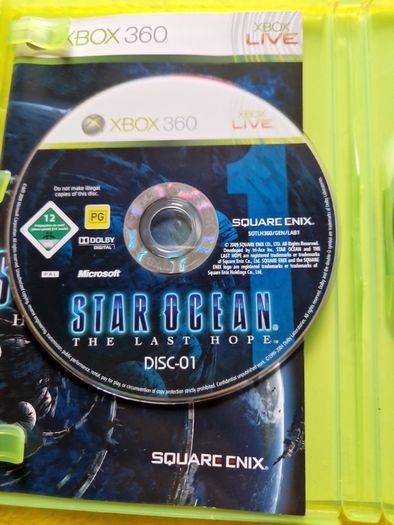 Star Ocean The last hope xbox 360 games Original