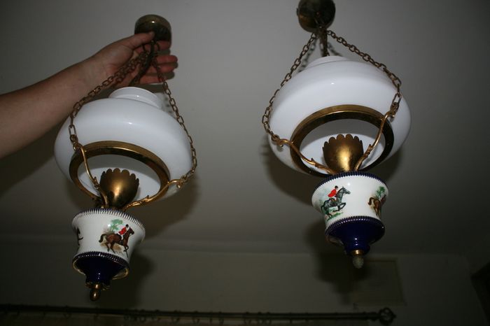 Pair of Vintage Hanging Lamp