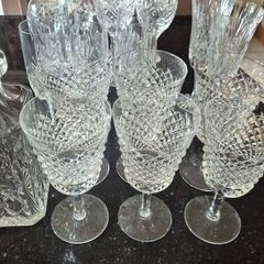 Set of Waterford Crystal glasses & decanter