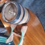 Vintage Oak Barrel and Stand Image 2