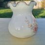 Vintage lamp shade made of white opaline glass Image 2