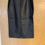 F&F Black  Faux Leather   A- Line Skirt.  S.14      B.N.W.T. Image 3