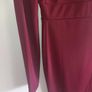 ASOS Burgundy Dress with bow tie neck. Image 5
