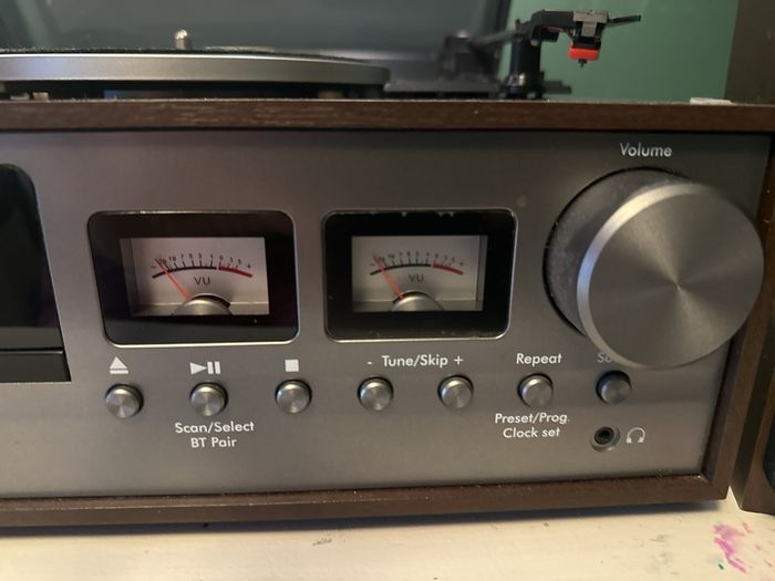 record player and CD