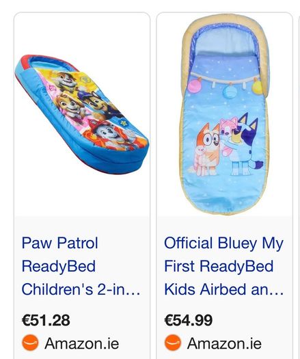 Cars Kids airbed & sleeping bag in one