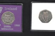 1988 Ireland Dublin Millennium Coin in Plastic Holder
