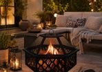 Fire Bowl with Spark Protection & Grill Grate4-in-1 fire bowl as a fireplace, grill with coal grate or as a drink pot