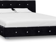 main image for ad _Upholstered bed: velvet bed, frame double bed, slatted frame, multiple choices