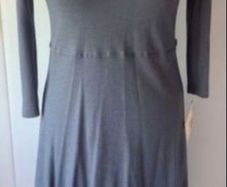 tunic  dress Avoca size (2) 12 Bnwt grey neck detail