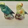 Pair of Capodimonte parrots Image 5