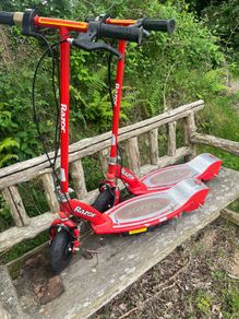 Pair of Kids Razor Electric Scooters