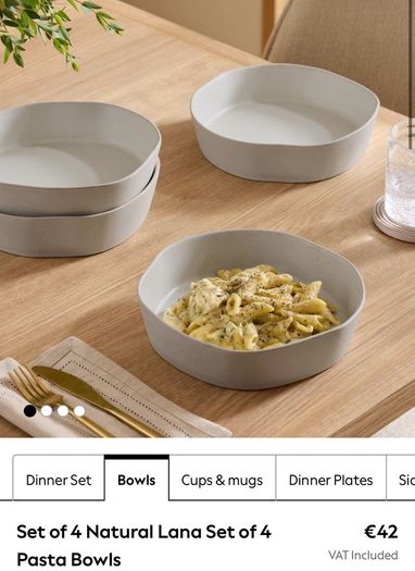 Next Lana dinner set