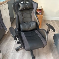 X-Rocker Ergonomic Gaming Chair Black and Grey Mesh