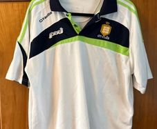 Clare gaa polo shirt white XL