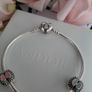 Brand new genuine Pandora sterling silver charm clips Image 8