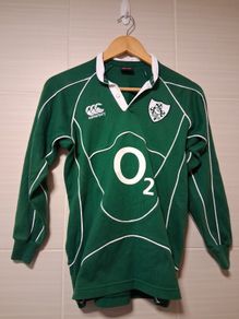 Ireland Rugby Jersey. Official Canterbury Home Jersey From Grand Slam Winning Year Of 2009. Authentic Original.  Not A Modern Day Remake.