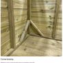 8x6 Premium Pressure Treated Timber Pent Garden Image 8