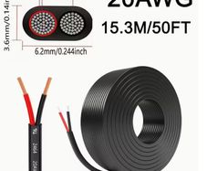 1pc 1-Type (2-Conductor) 20 AWG/0.518mm