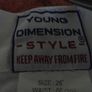 "Young Dimension Style" White Cotton Shorts for Sale Image 4