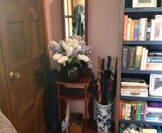Entrance Hall table with mirror and draw