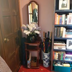 Entrance Hall table with mirror and draw